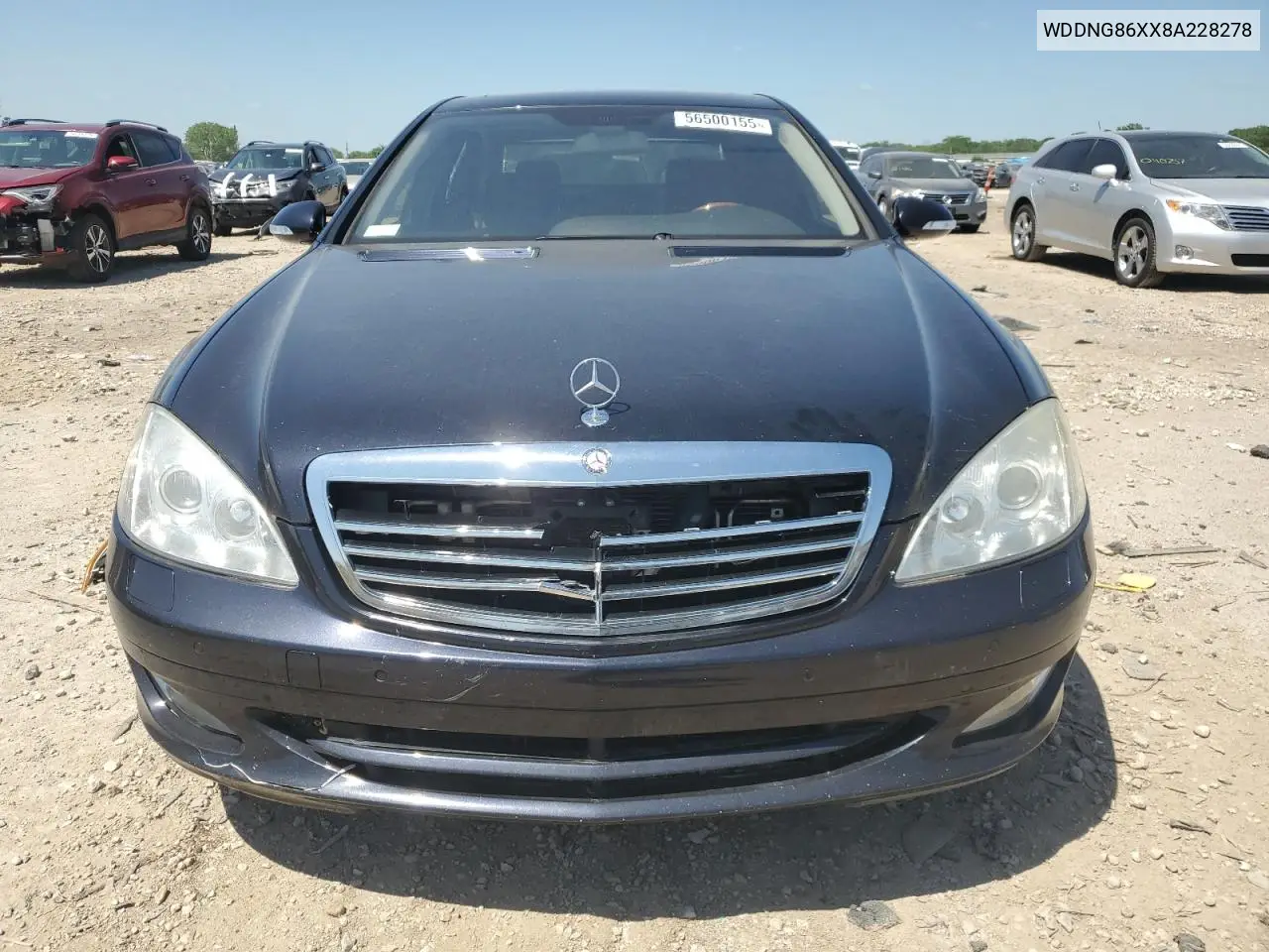 2008 Mercedes-Benz S 550 4Matic VIN: WDDNG86XX8A228278 Lot: 56500155