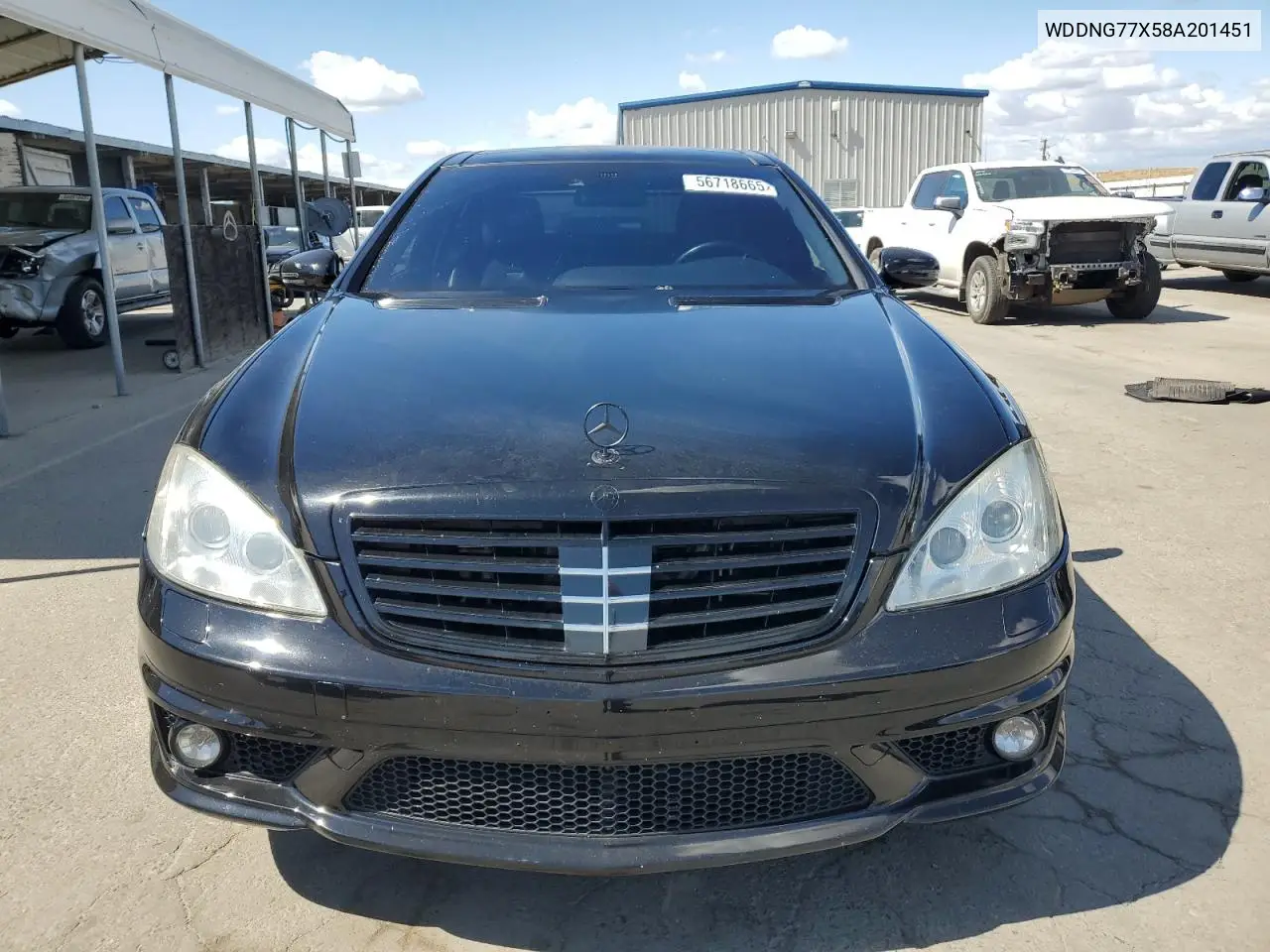 2008 Mercedes-Benz S 63 Amg VIN: WDDNG77X58A201451 Lot: 56718665