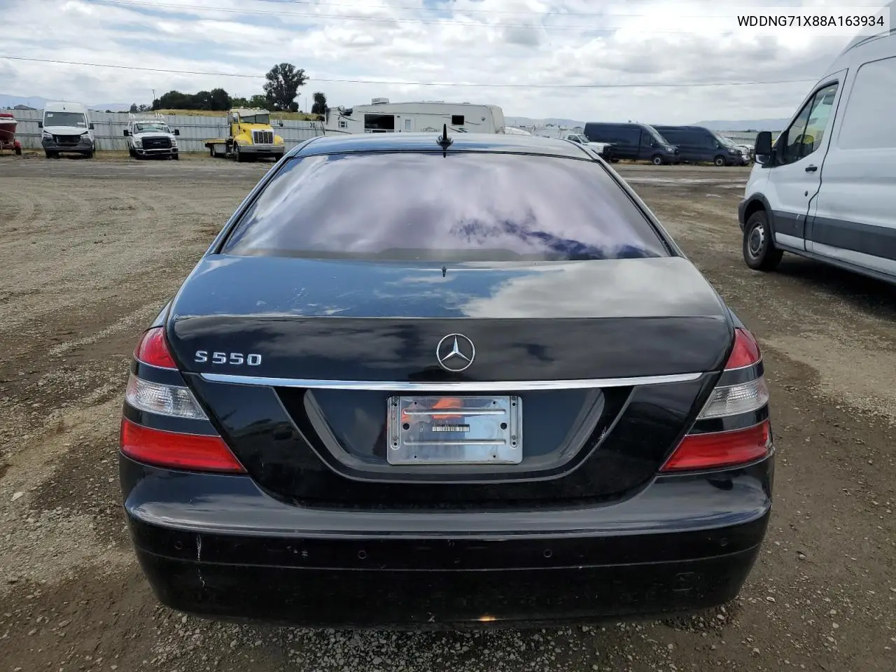 2008 Mercedes-Benz S 550 VIN: WDDNG71X88A163934 Lot: 56893855
