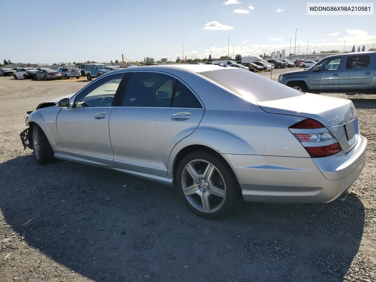 2008 Mercedes-Benz S 550 4Matic VIN: WDDNG86X98A210581 Lot: 56899455