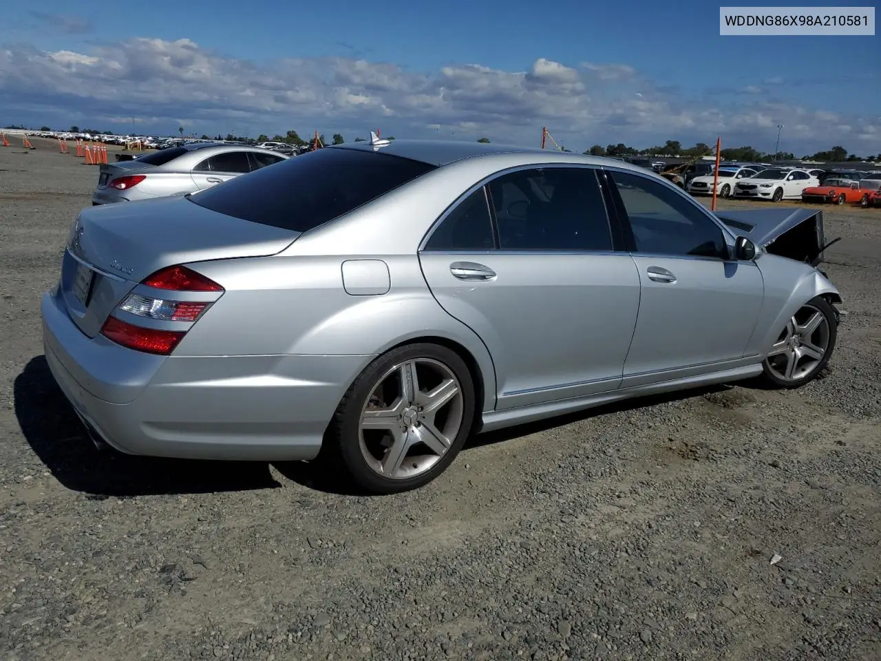 2008 Mercedes-Benz S 550 4Matic VIN: WDDNG86X98A210581 Lot: 56899455