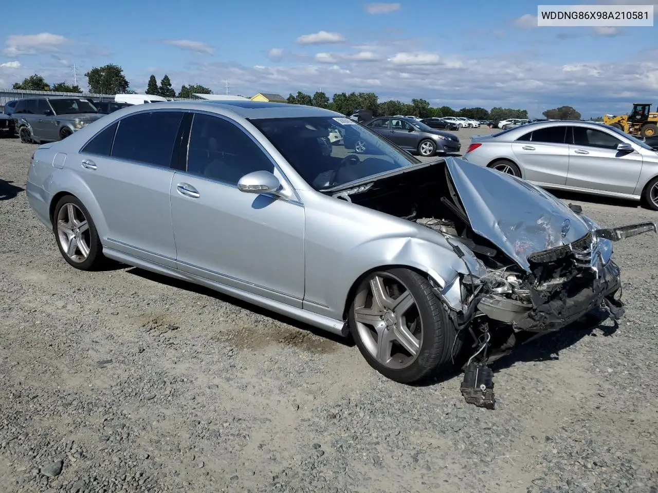 2008 Mercedes-Benz S 550 4Matic VIN: WDDNG86X98A210581 Lot: 56899455