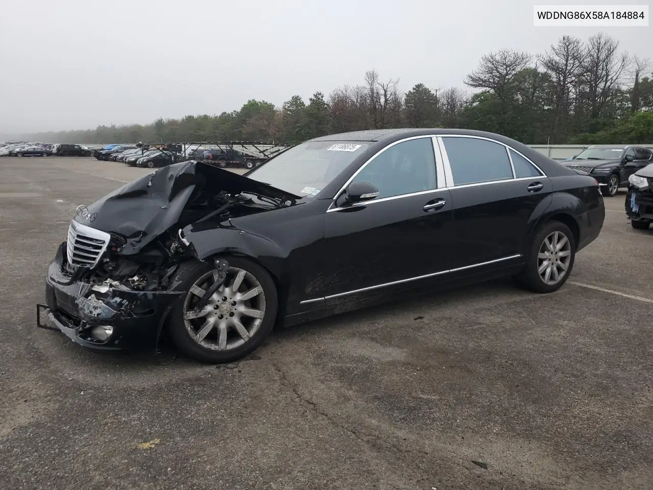 2008 Mercedes-Benz S 550 4Matic VIN: WDDNG86X58A184884 Lot: 61106875