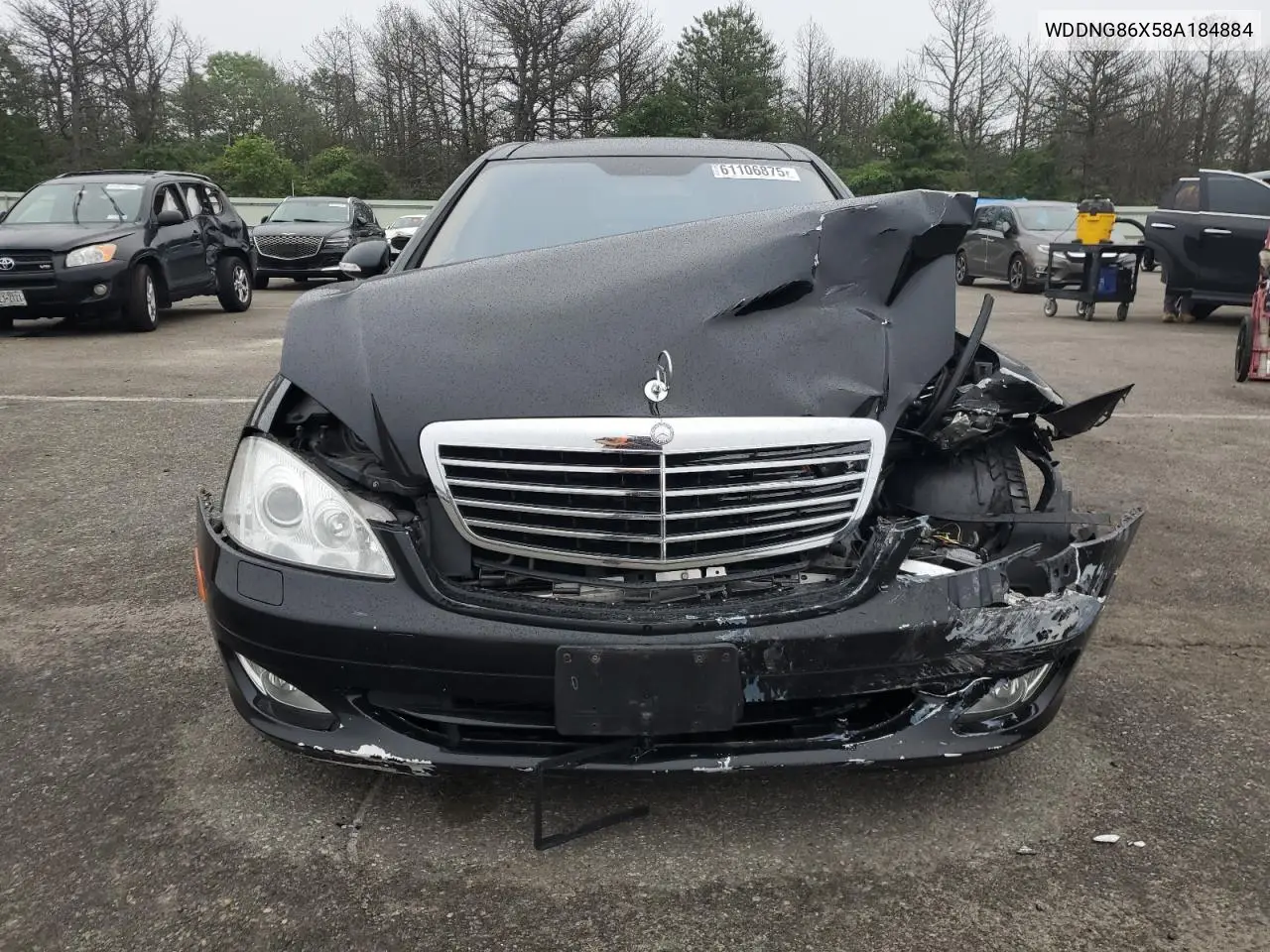 2008 Mercedes-Benz S 550 4Matic VIN: WDDNG86X58A184884 Lot: 61106875