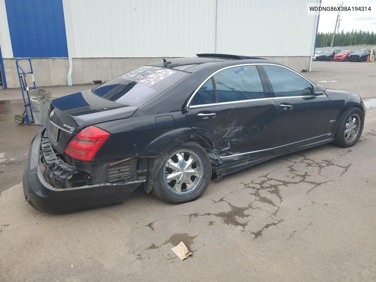2008 Mercedes-Benz S 550 4Matic VIN: WDDNG86X38A194314 Lot: 62076435