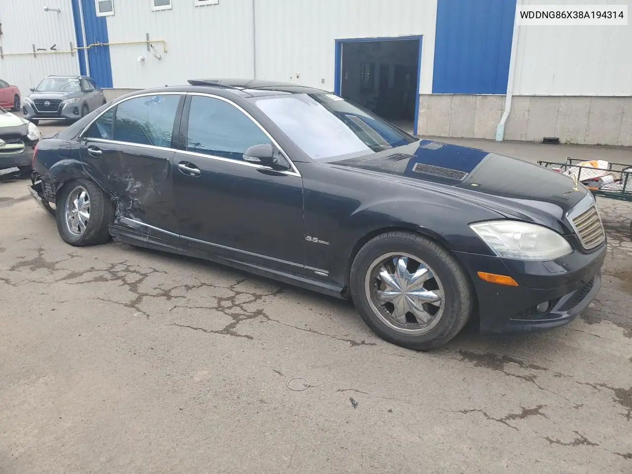 2008 Mercedes-Benz S 550 4Matic VIN: WDDNG86X38A194314 Lot: 62076435