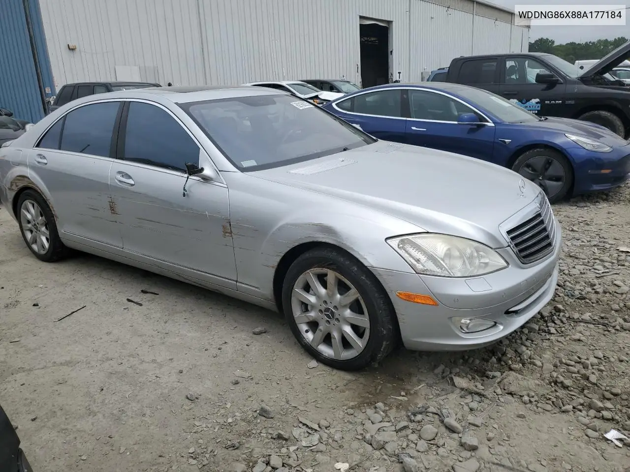 2008 Mercedes-Benz S 550 4Matic VIN: WDDNG86X88A177184 Lot: 62166235