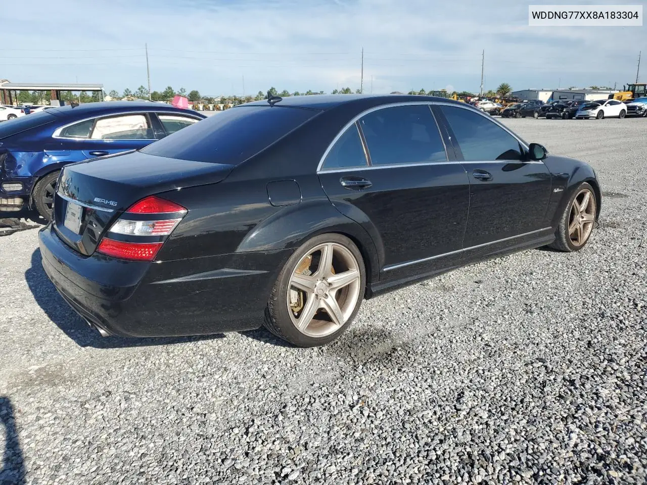 2008 Mercedes-Benz S 63 Amg VIN: WDDNG77XX8A183304 Lot: 62411865