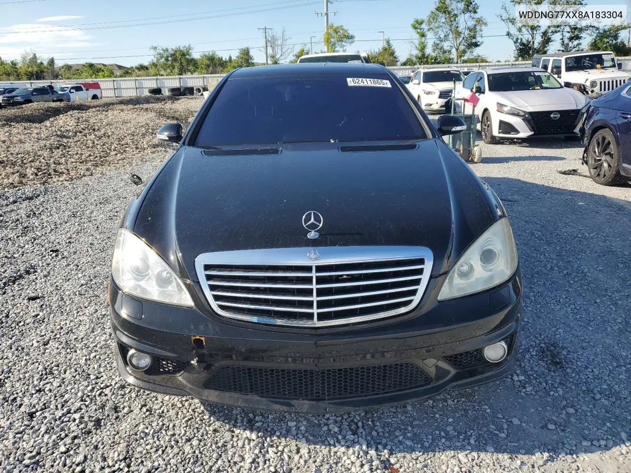 2008 Mercedes-Benz S 63 Amg VIN: WDDNG77XX8A183304 Lot: 62411865