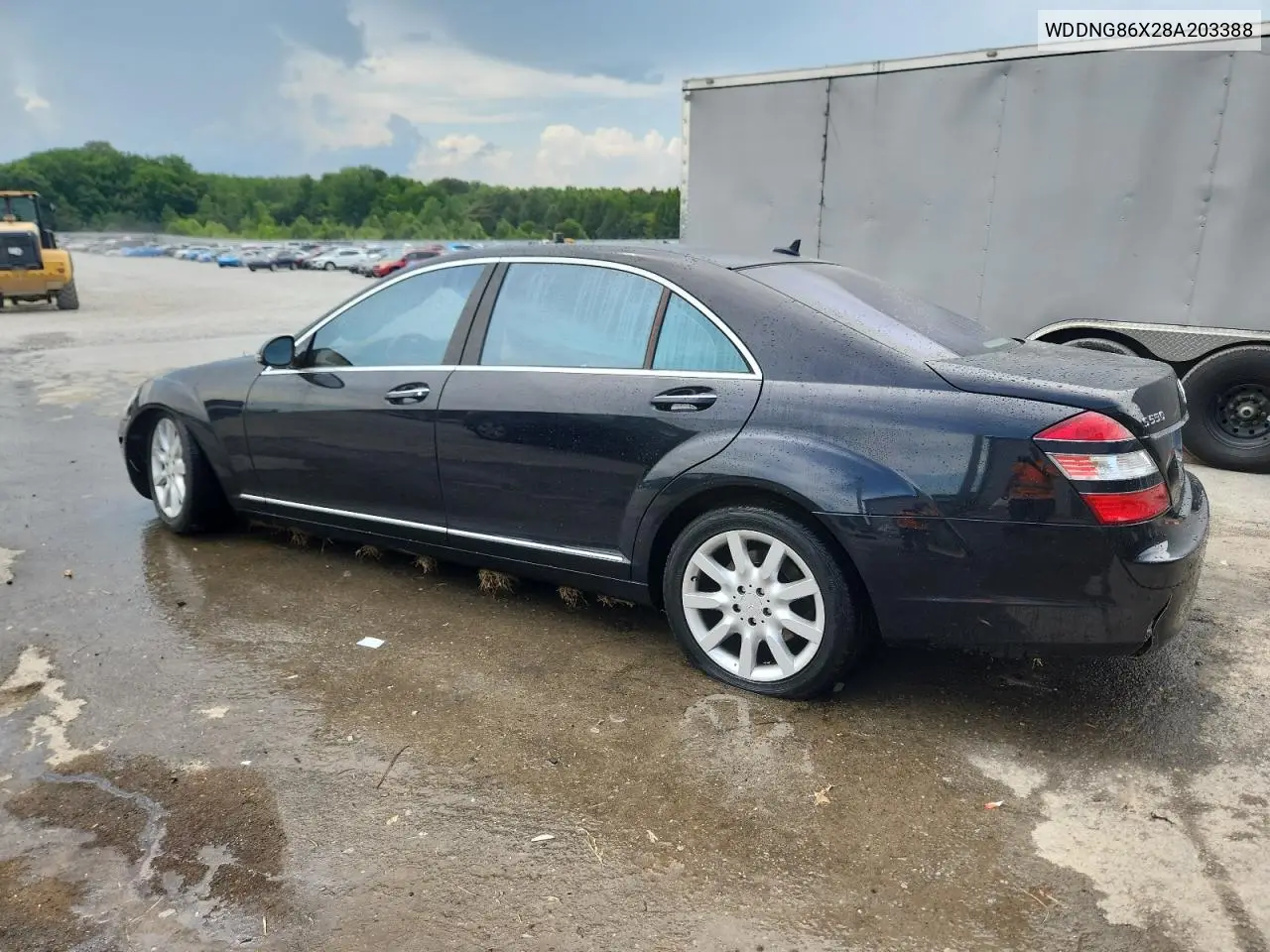 2008 Mercedes-Benz S 550 4Matic VIN: WDDNG86X28A203388 Lot: 62504825