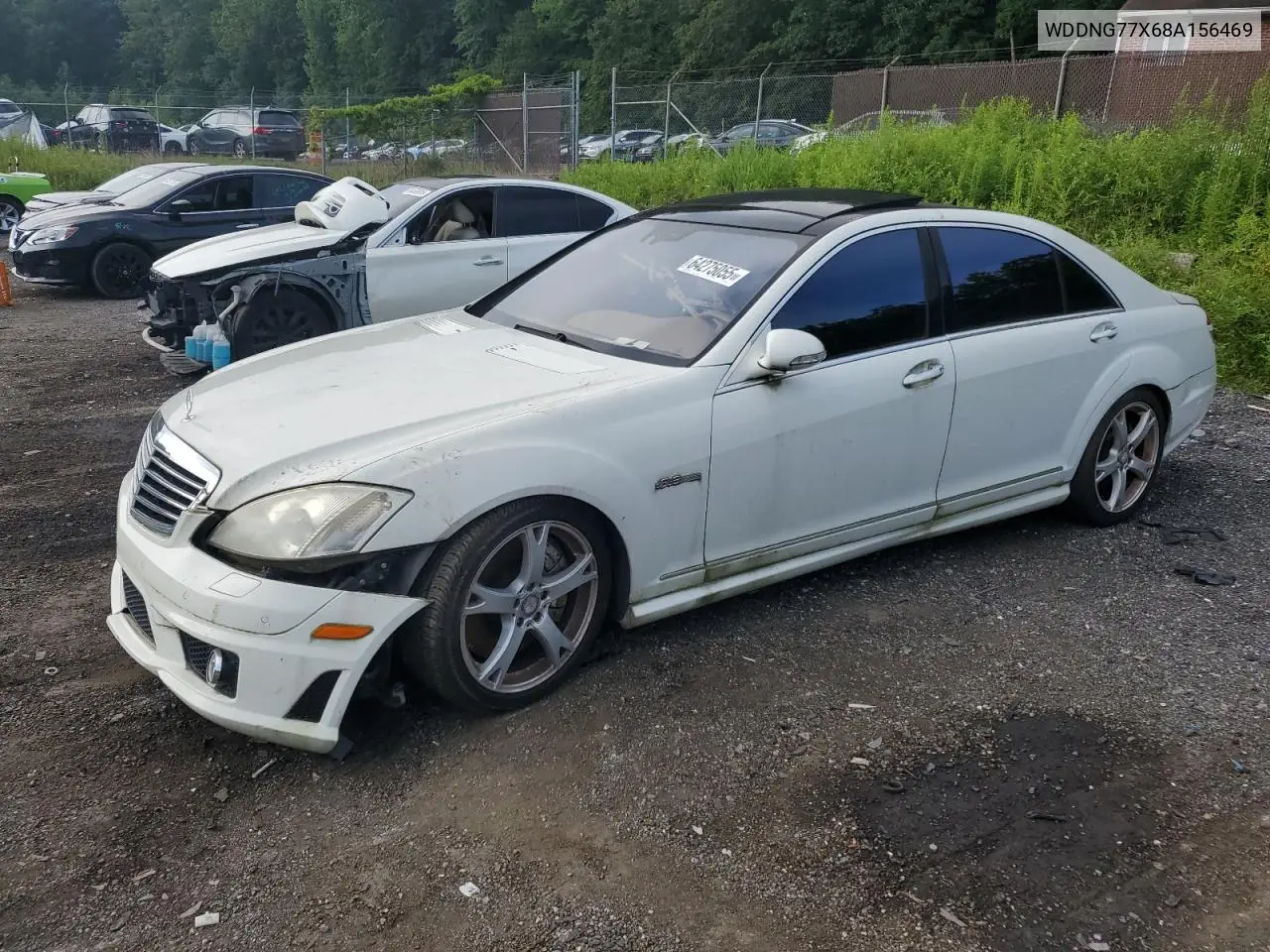 2008 Mercedes-Benz S 63 Amg VIN: WDDNG77X68A156469 Lot: 64275055