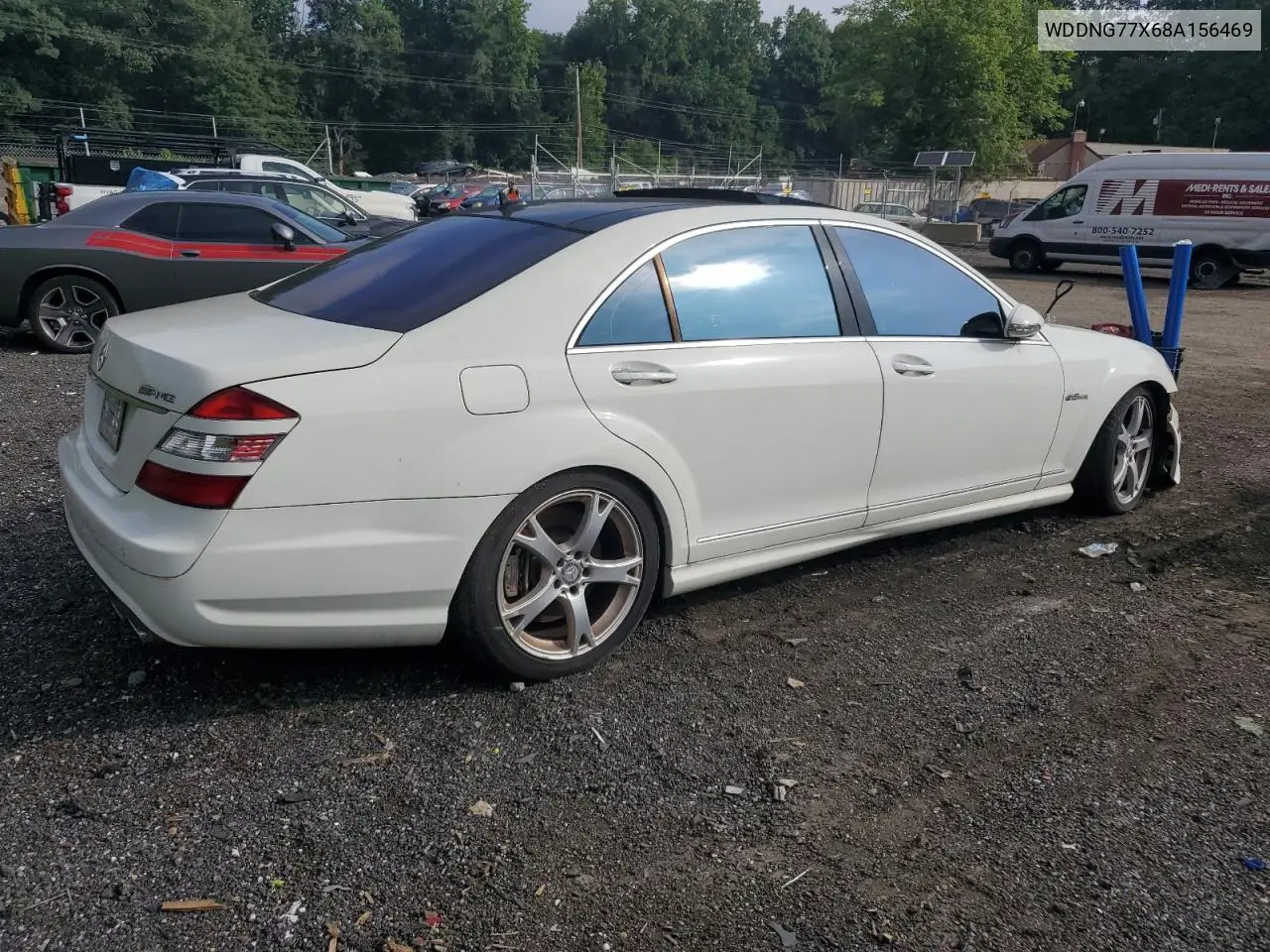 2008 Mercedes-Benz S 63 Amg VIN: WDDNG77X68A156469 Lot: 64275055