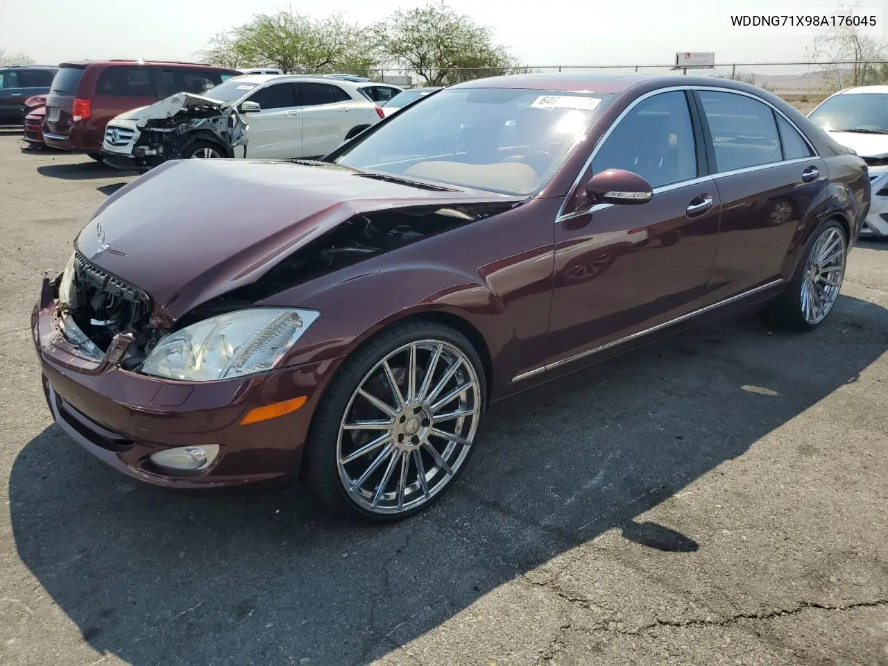2008 Mercedes-Benz S 550 VIN: WDDNG71X98A176045 Lot: 64634565