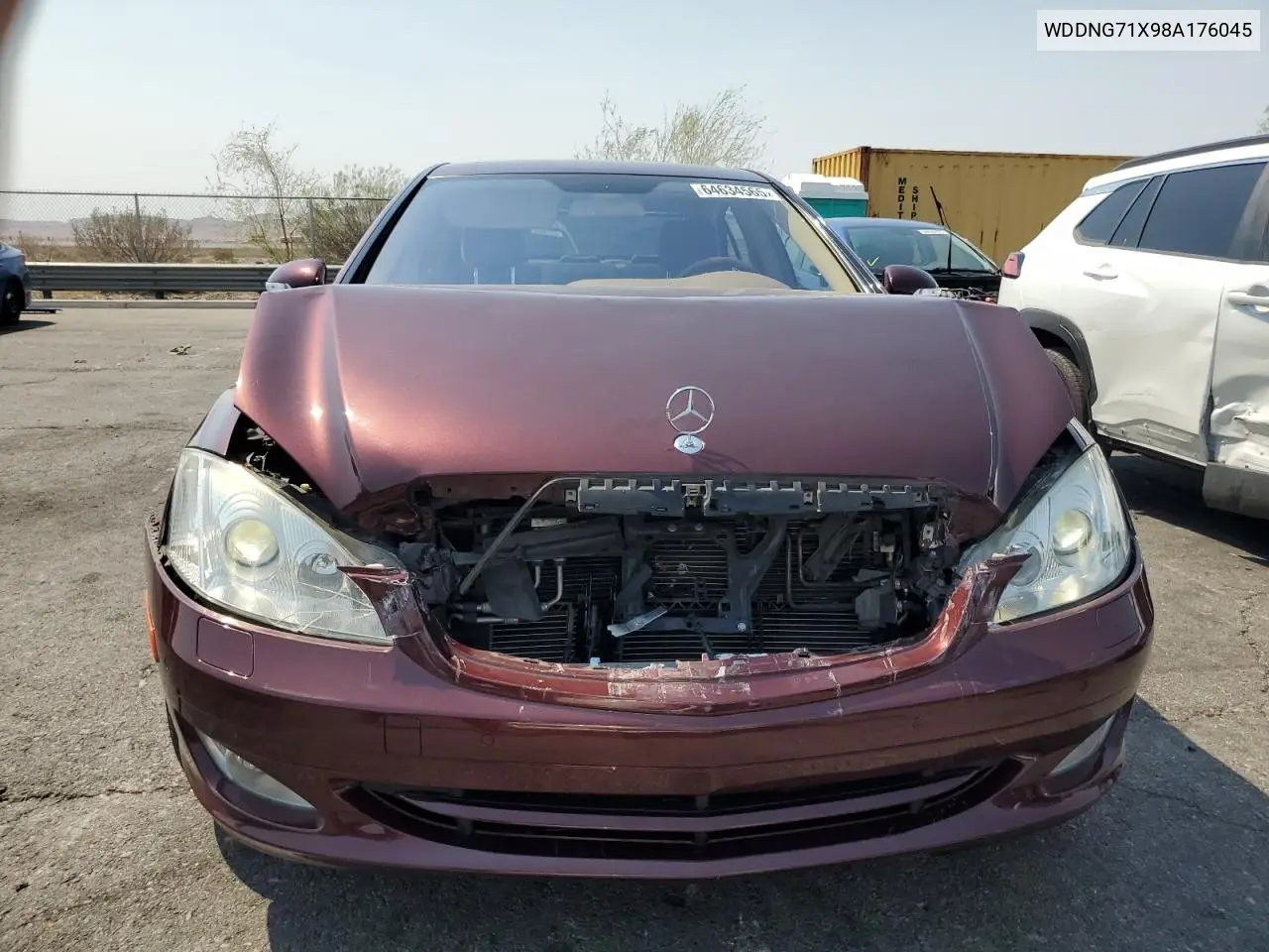 2008 Mercedes-Benz S 550 VIN: WDDNG71X98A176045 Lot: 64634565