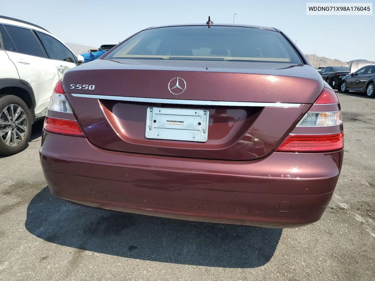 2008 Mercedes-Benz S 550 VIN: WDDNG71X98A176045 Lot: 64634565