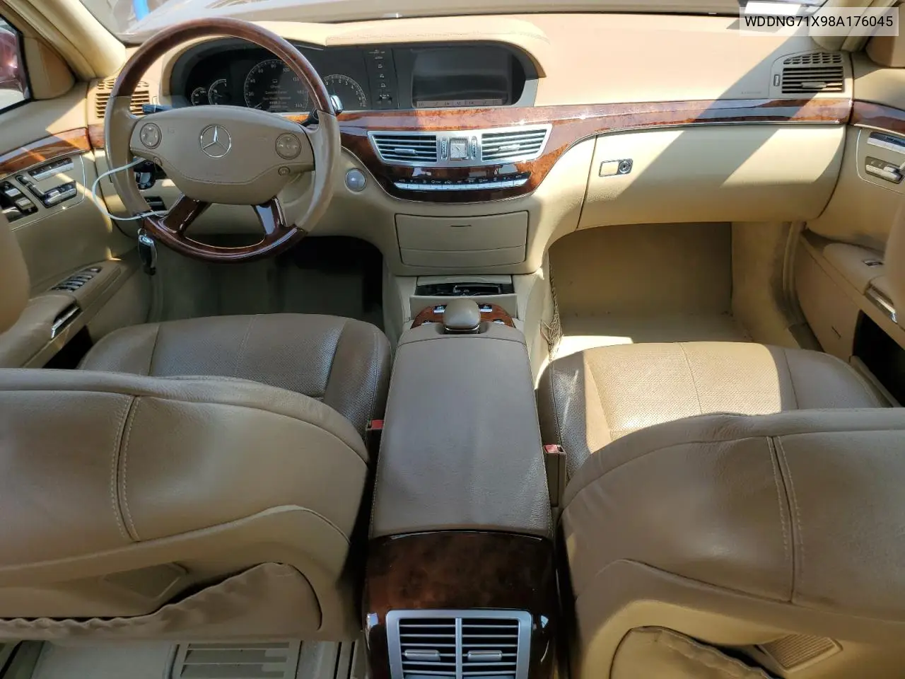2008 Mercedes-Benz S 550 VIN: WDDNG71X98A176045 Lot: 64634565