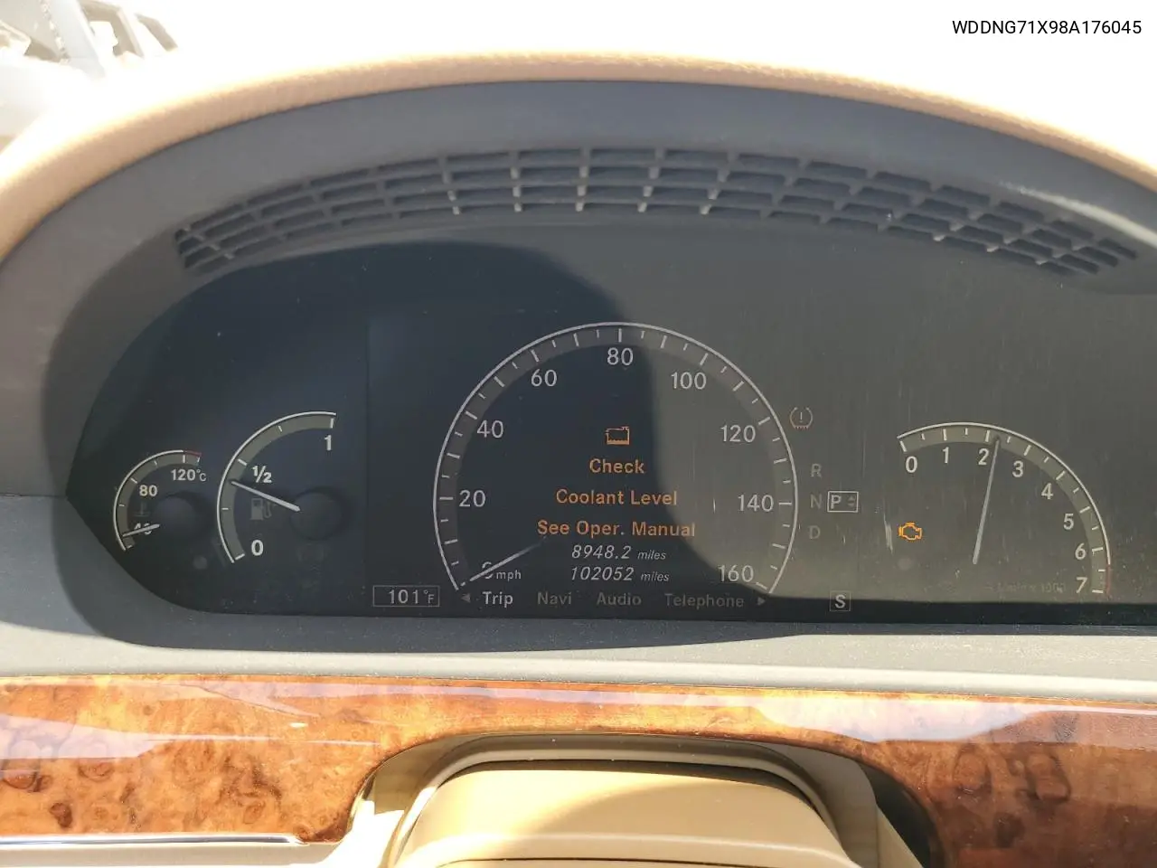 2008 Mercedes-Benz S 550 VIN: WDDNG71X98A176045 Lot: 64634565