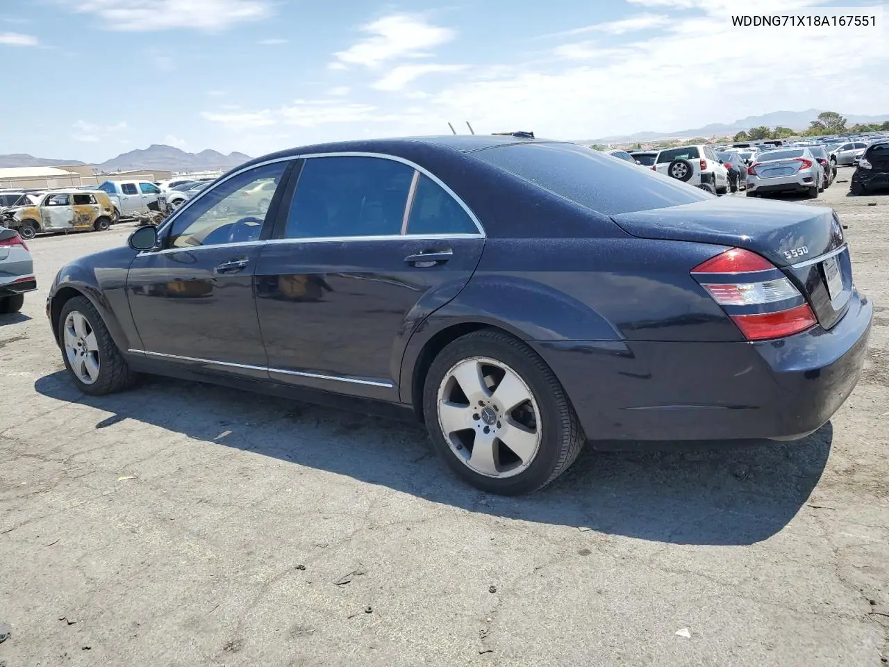 2008 Mercedes-Benz S 550 VIN: WDDNG71X18A167551 Lot: 64676925