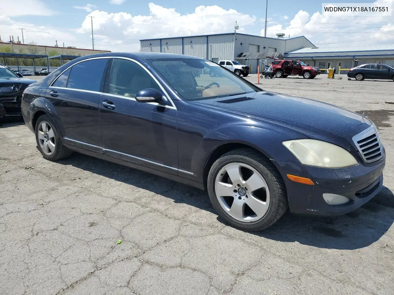 2008 Mercedes-Benz S 550 VIN: WDDNG71X18A167551 Lot: 64676925