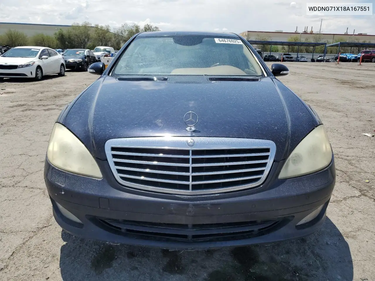 2008 Mercedes-Benz S 550 VIN: WDDNG71X18A167551 Lot: 64676925