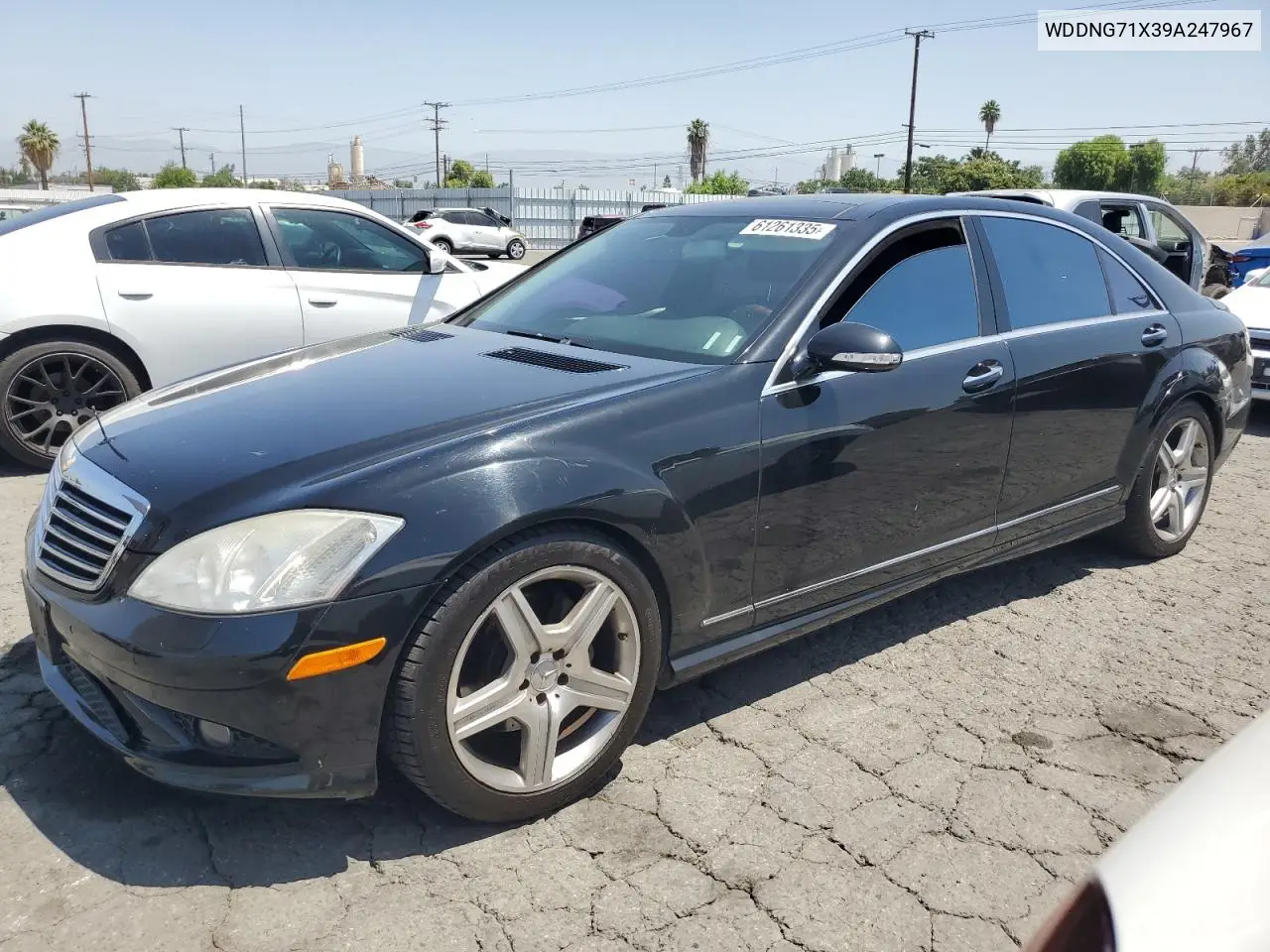 2009 Mercedes-Benz S 550 VIN: WDDNG71X39A247967 Lot: 61261335