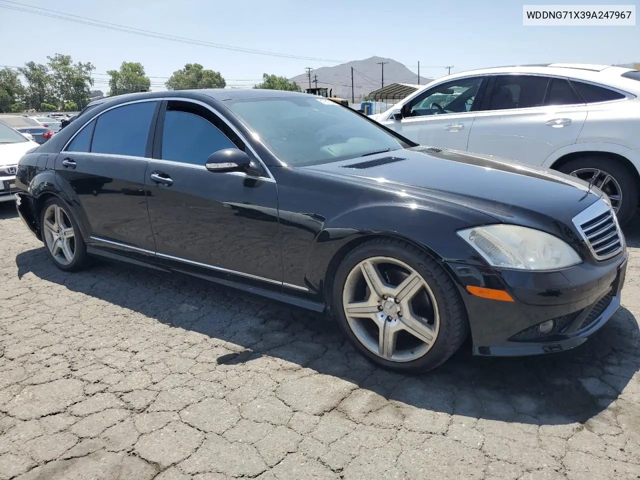 2009 Mercedes-Benz S 550 VIN: WDDNG71X39A247967 Lot: 61261335