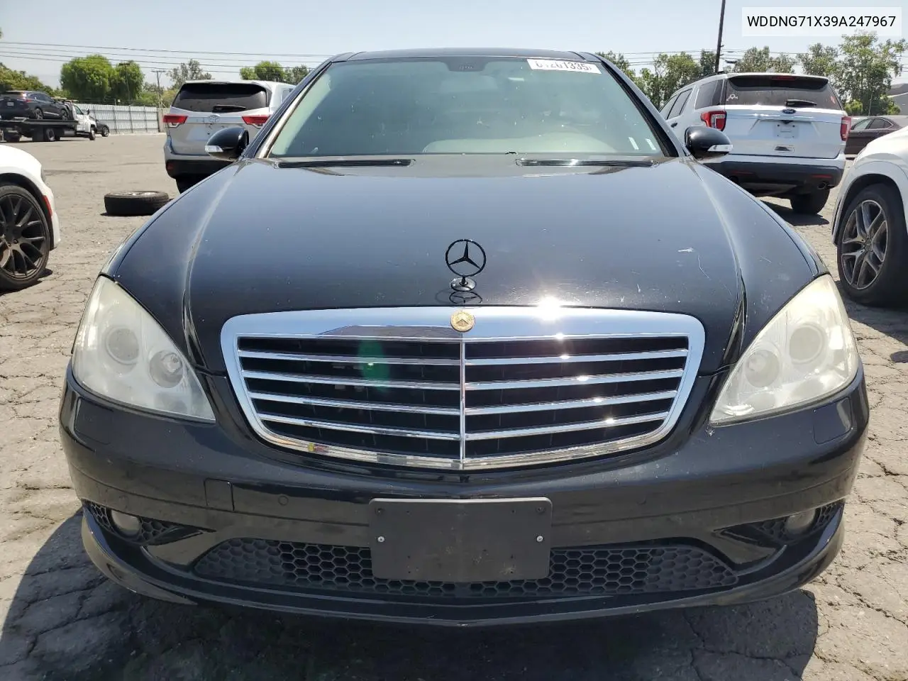 2009 Mercedes-Benz S 550 VIN: WDDNG71X39A247967 Lot: 61261335