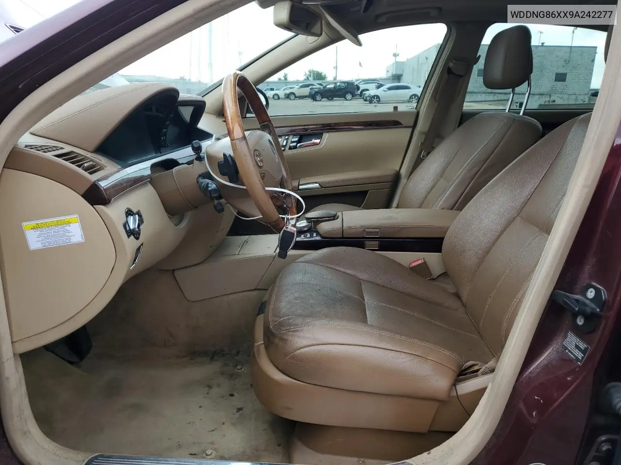 2009 Mercedes-Benz S 550 4Matic VIN: WDDNG86XX9A242277 Lot: 65048985