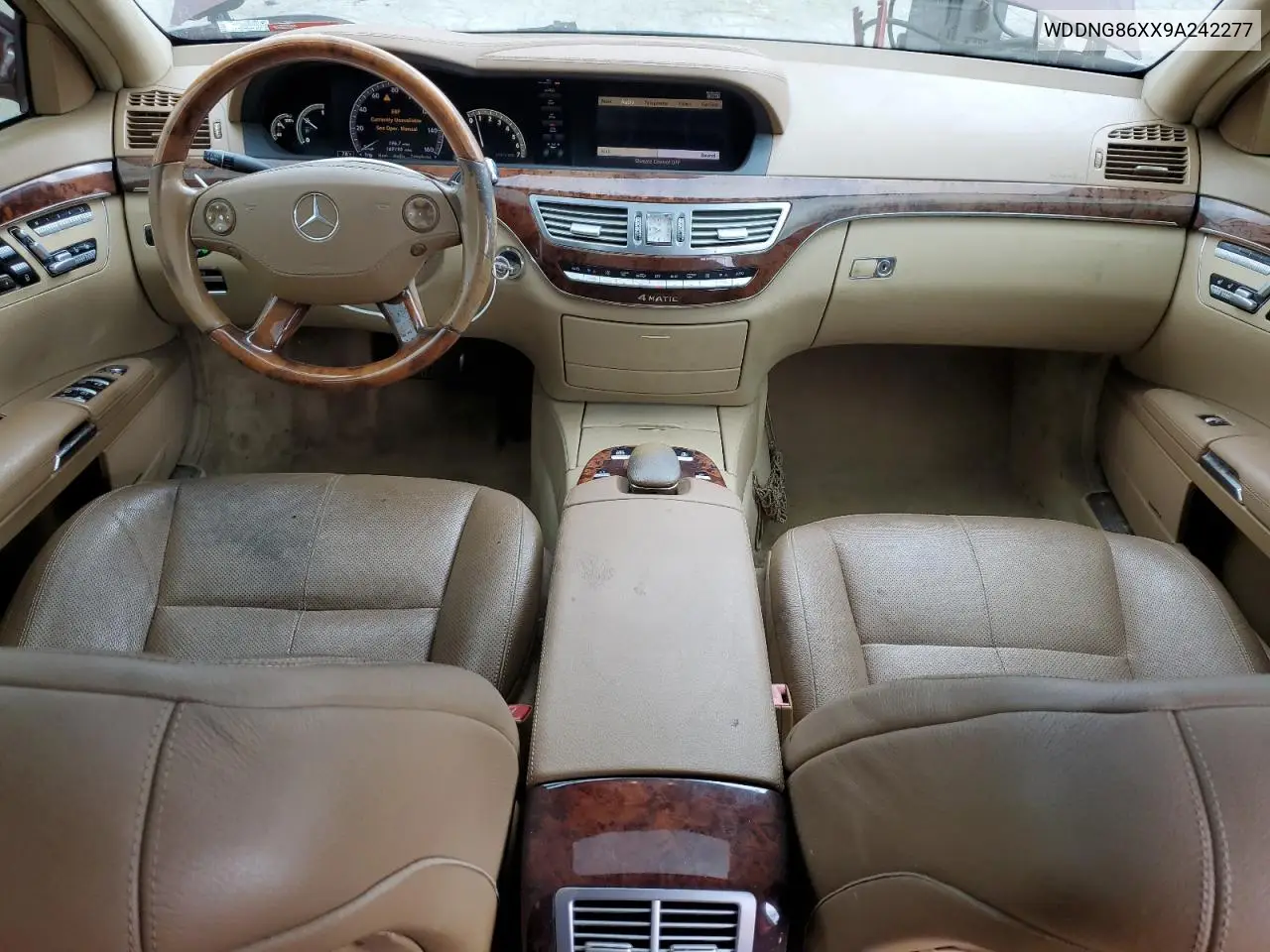 2009 Mercedes-Benz S 550 4Matic VIN: WDDNG86XX9A242277 Lot: 65048985