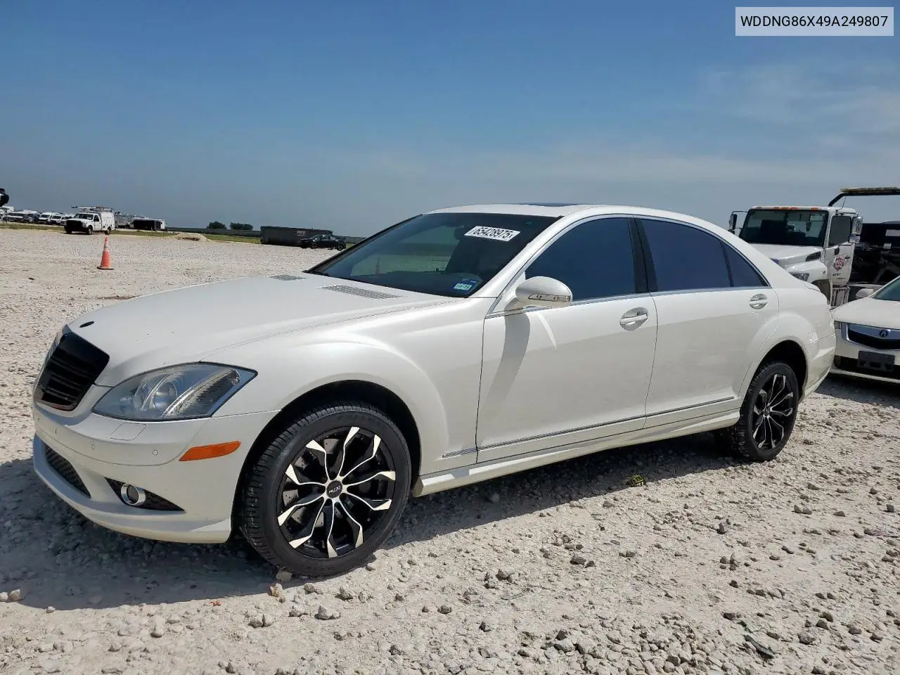 2009 Mercedes-Benz S 550 4Matic VIN: WDDNG86X49A249807 Lot: 65428975