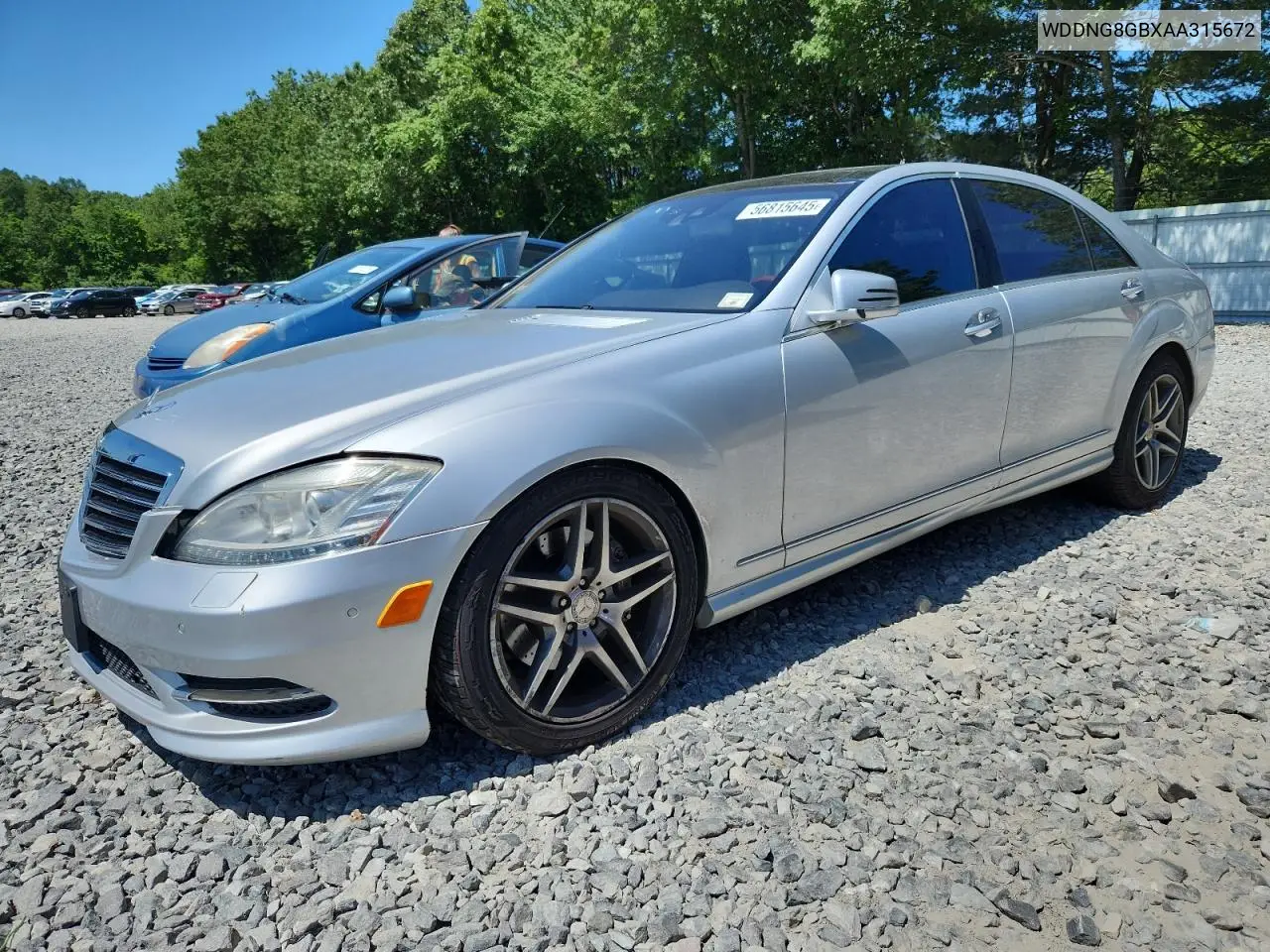 2010 Mercedes-Benz S 550 4Matic VIN: WDDNG8GBXAA315672 Lot: 56815645