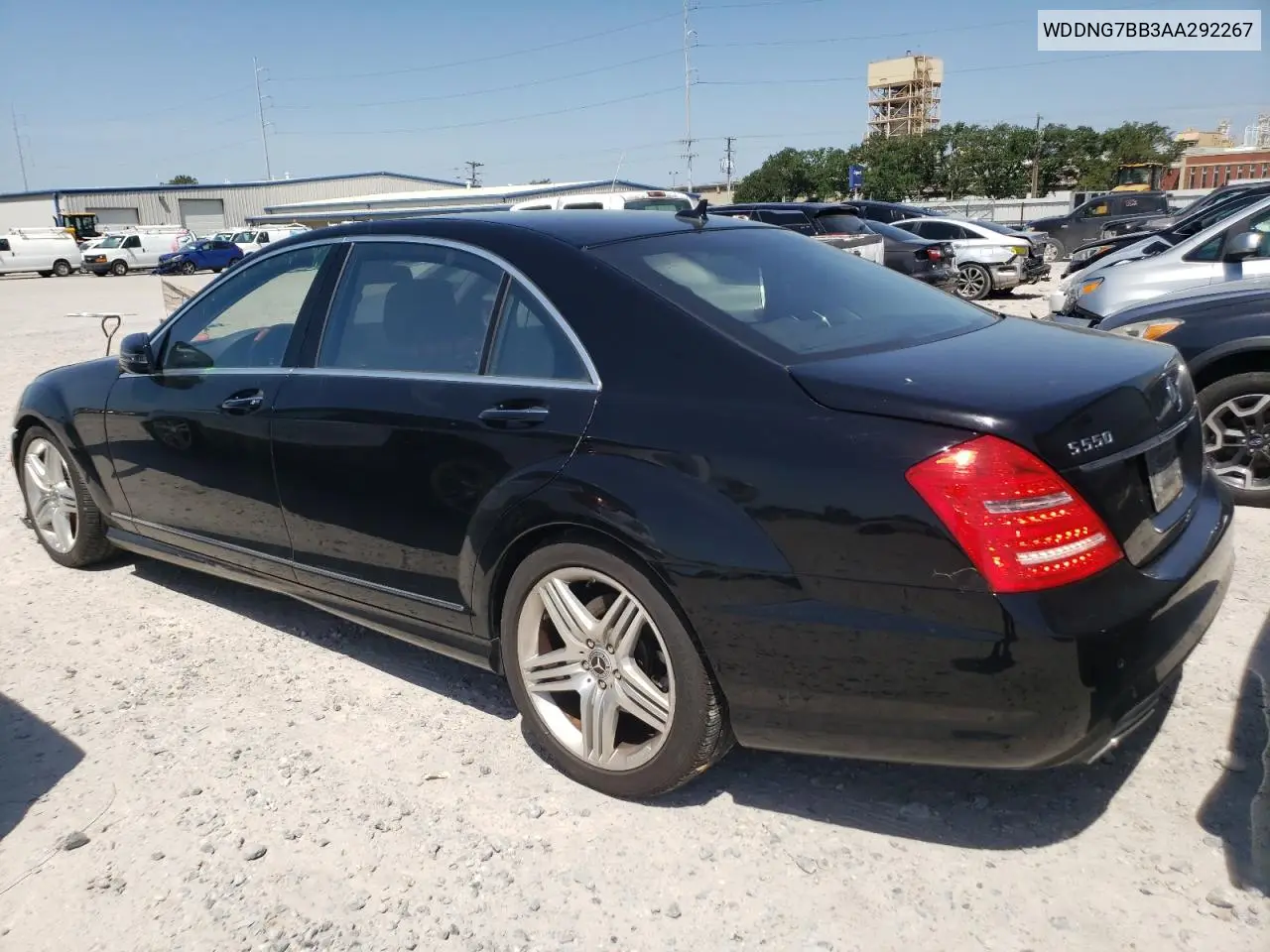 2010 Mercedes-Benz S 550 VIN: WDDNG7BB3AA292267 Lot: 57047825