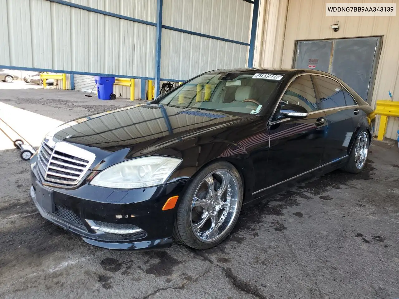 2010 Mercedes-Benz S 550 VIN: WDDNG7BB9AA343139 Lot: 57885805