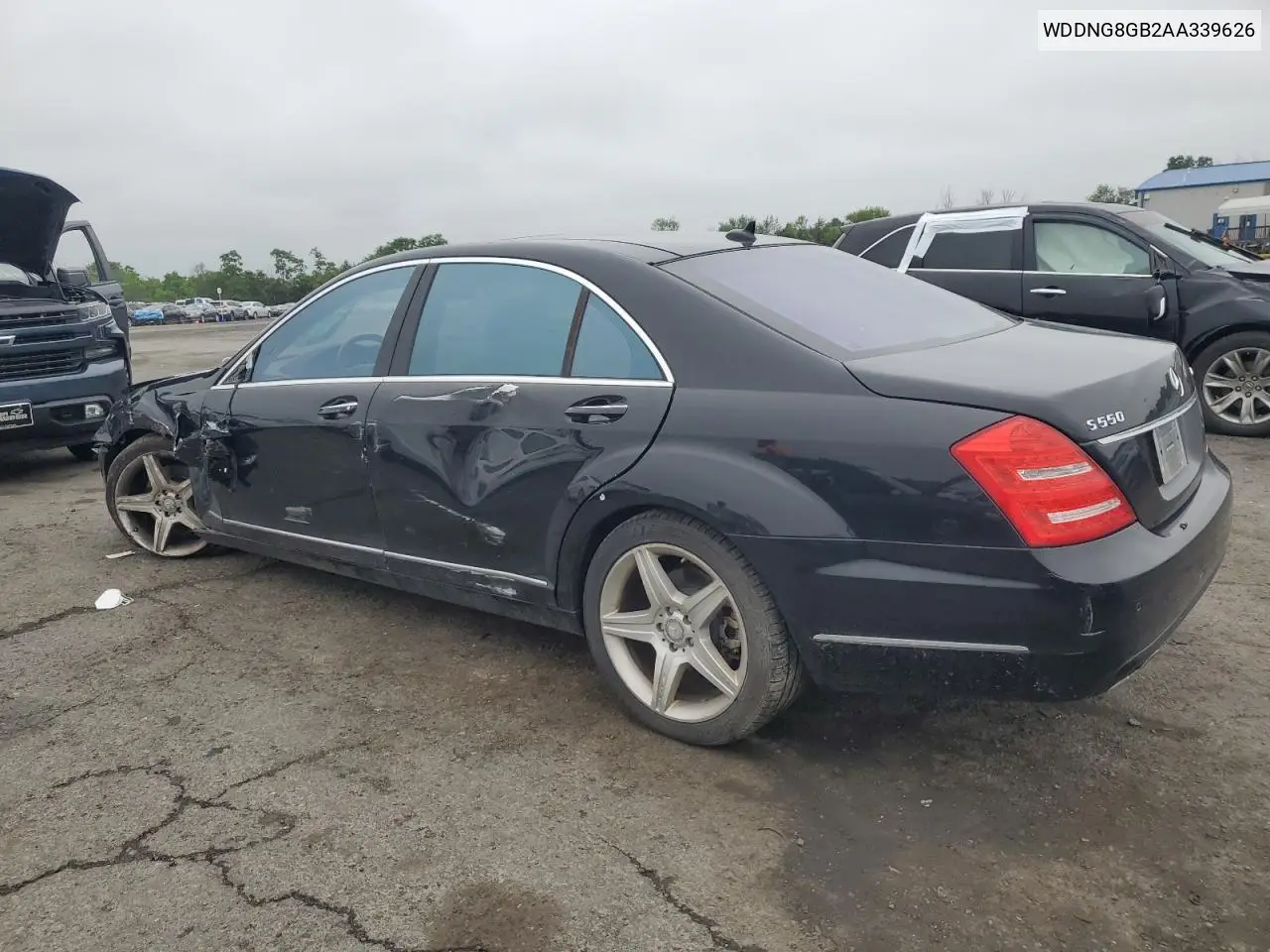 2010 Mercedes-Benz S 550 4Matic VIN: WDDNG8GB2AA339626 Lot: 60914615