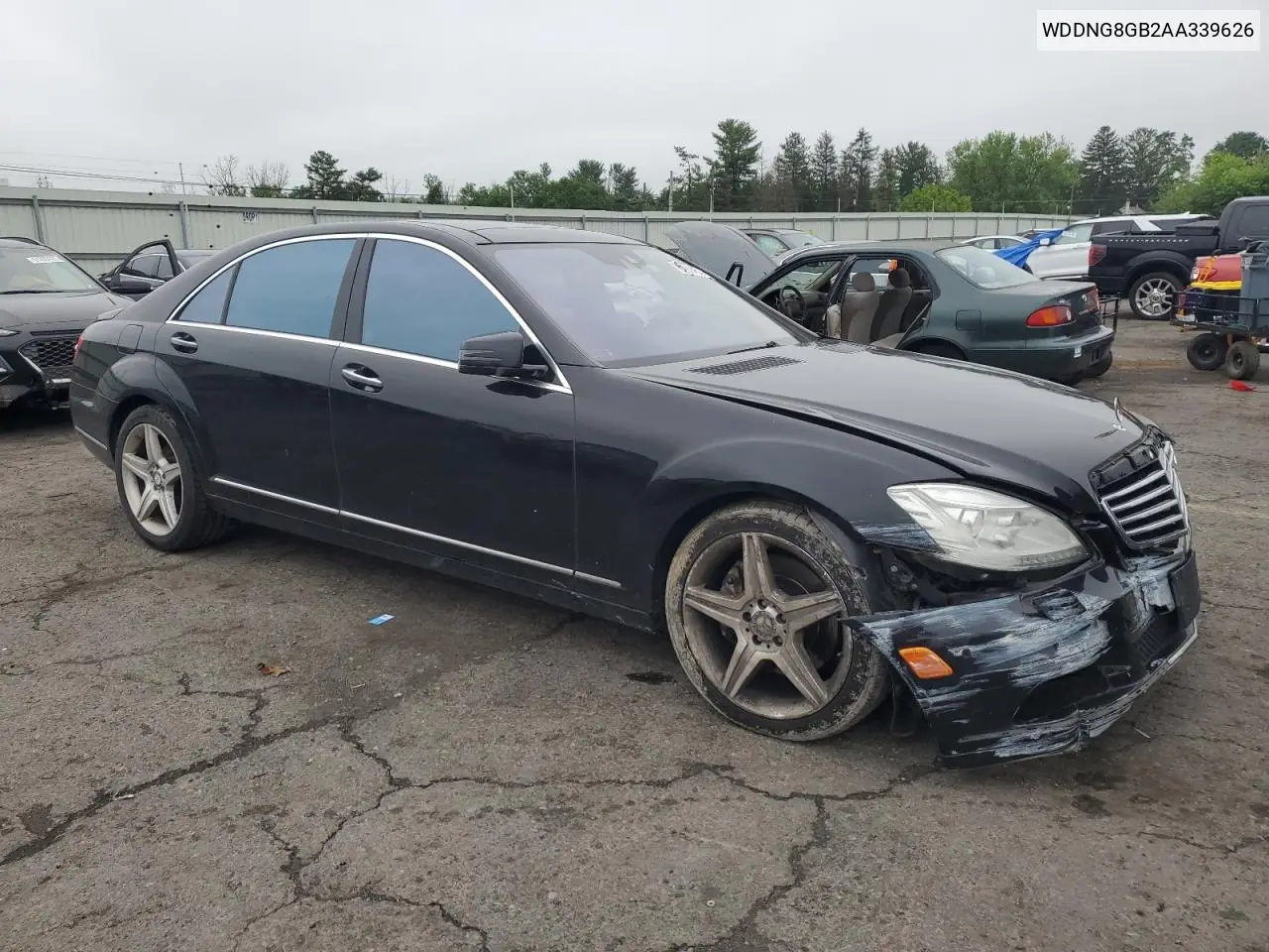 2010 Mercedes-Benz S 550 4Matic VIN: WDDNG8GB2AA339626 Lot: 60914615