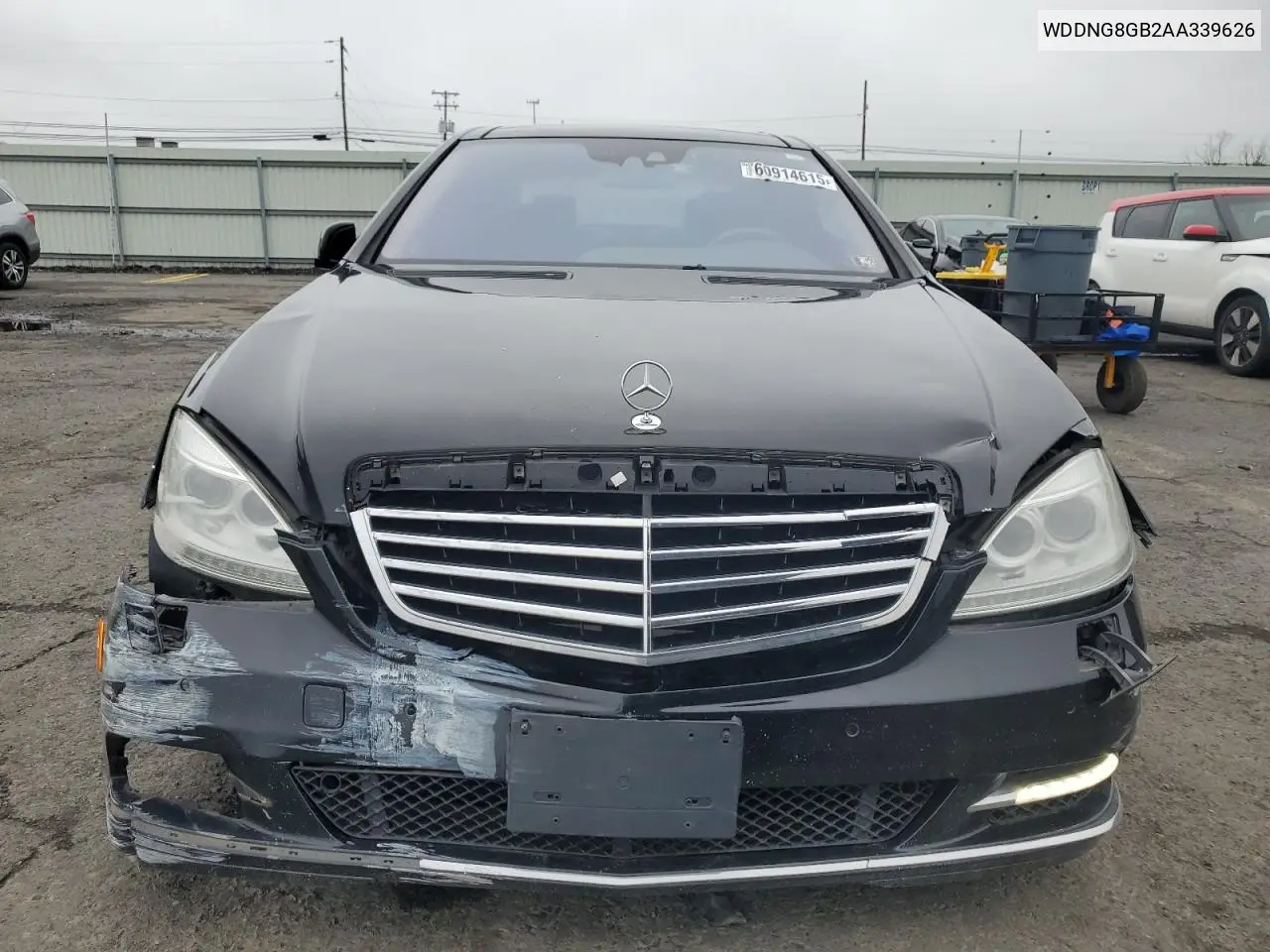 2010 Mercedes-Benz S 550 4Matic VIN: WDDNG8GB2AA339626 Lot: 60914615