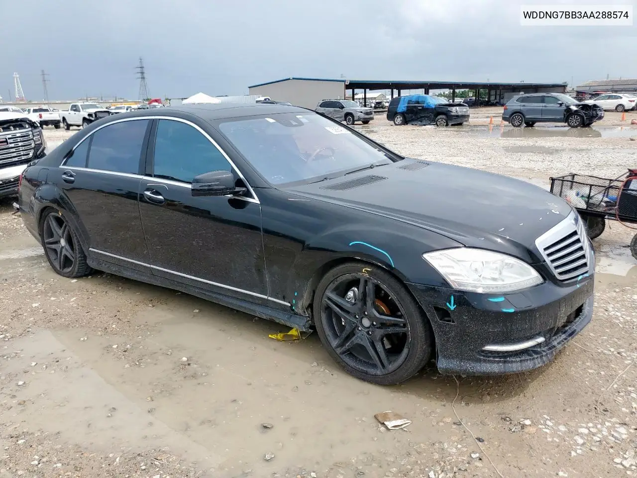 2010 Mercedes-Benz S 550 VIN: WDDNG7BB3AA288574 Lot: 62564735