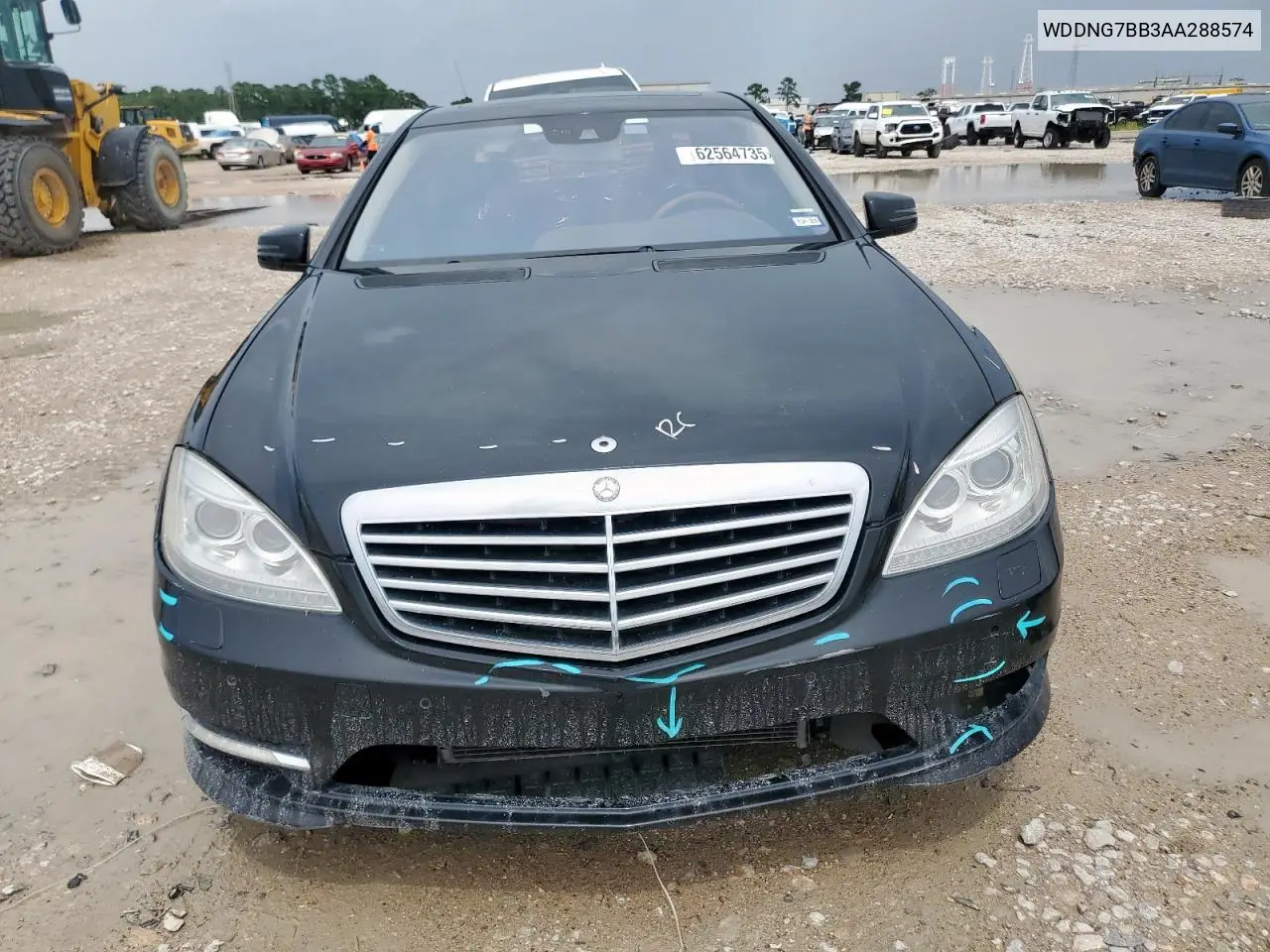 2010 Mercedes-Benz S 550 VIN: WDDNG7BB3AA288574 Lot: 62564735