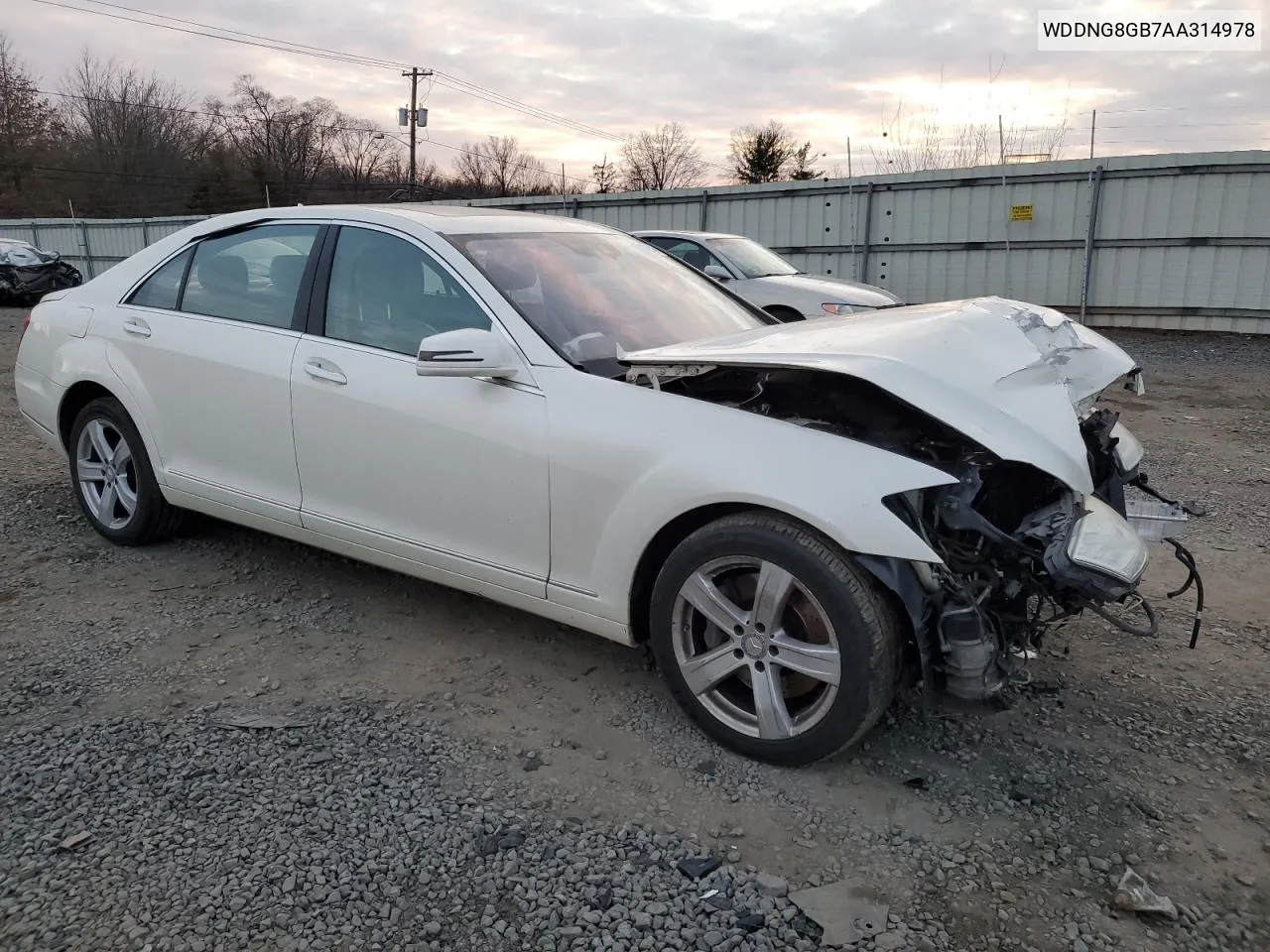 2010 Mercedes-Benz S 550 4Matic VIN: WDDNG8GB7AA314978 Lot: 86700544
