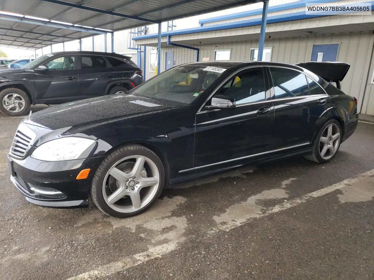 2011 Mercedes-Benz S 550 VIN: WDDNG7BB3BA405605 Lot: 51168365