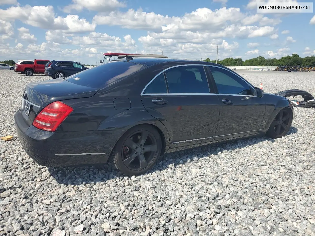 2011 Mercedes-Benz S 550 4Matic VIN: WDDNG8GB6BA407461 Lot: 55952415