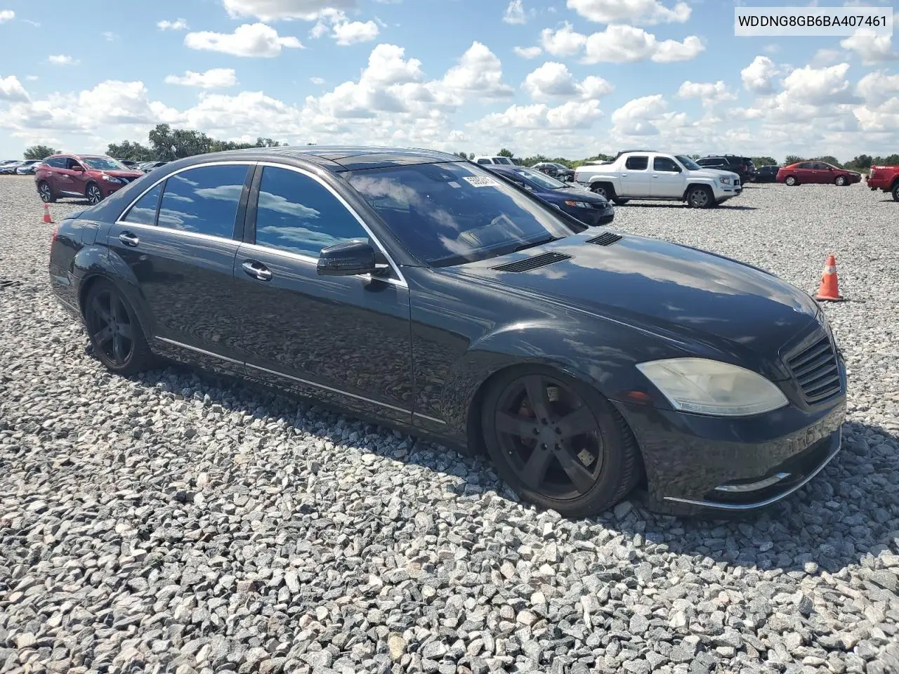 2011 Mercedes-Benz S 550 4Matic VIN: WDDNG8GB6BA407461 Lot: 55952415