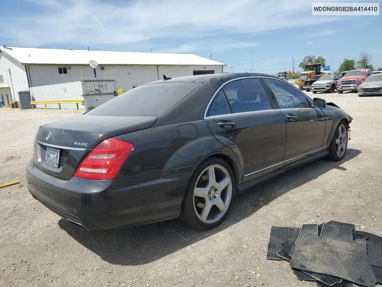 2011 Mercedes-Benz S 550 4Matic VIN: WDDNG8GB2BA414410 Lot: 56553095