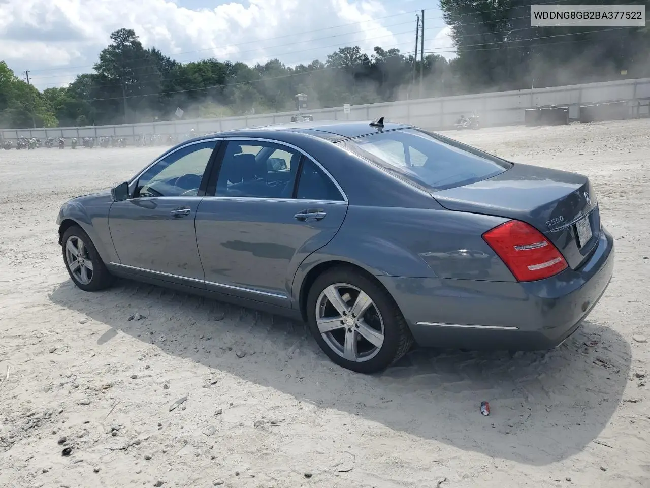 2011 Mercedes-Benz S 550 4Matic VIN: WDDNG8GB2BA377522 Lot: 57570035