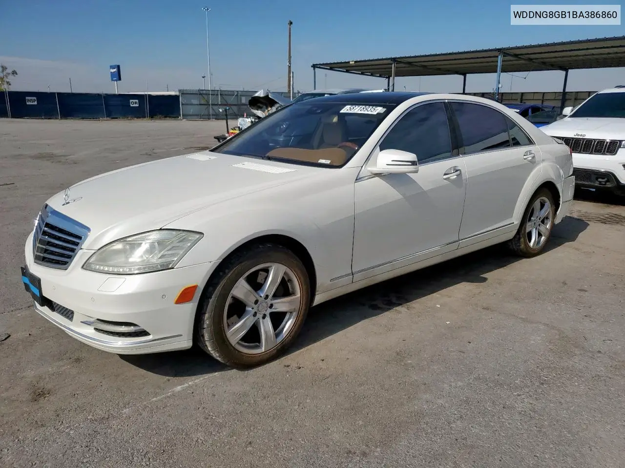 2011 Mercedes-Benz S 550 4Matic VIN: WDDNG8GB1BA386860 Lot: 58718935