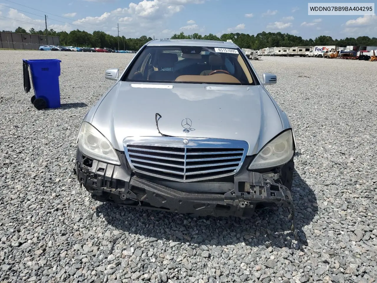 2011 Mercedes-Benz S 550 VIN: WDDNG7BB9BA404295 Lot: 65151095