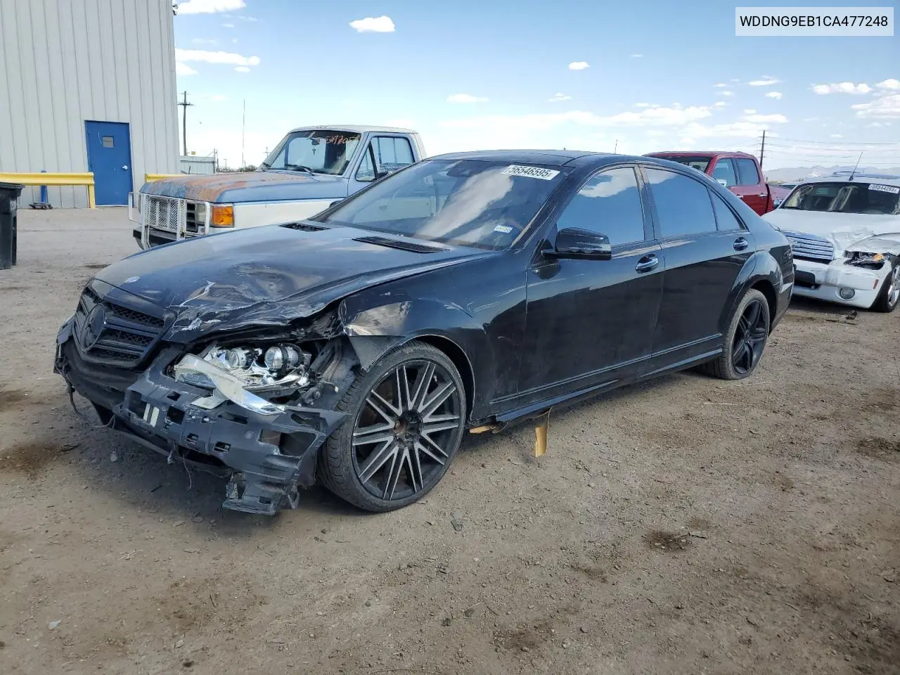2012 Mercedes-Benz S 550 4Matic VIN: WDDNG9EB1CA477248 Lot: 56546595