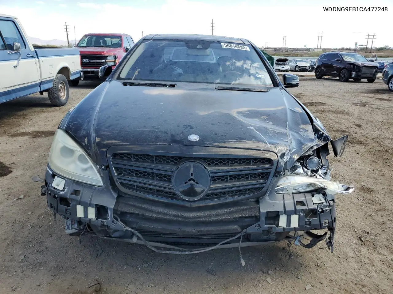 2012 Mercedes-Benz S 550 4Matic VIN: WDDNG9EB1CA477248 Lot: 56546595