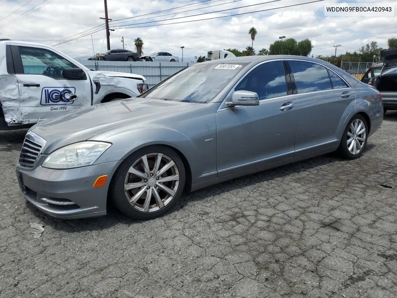 2012 Mercedes-Benz S 400 VIN: WDDNG9FB0CA420943 Lot: 56987055
