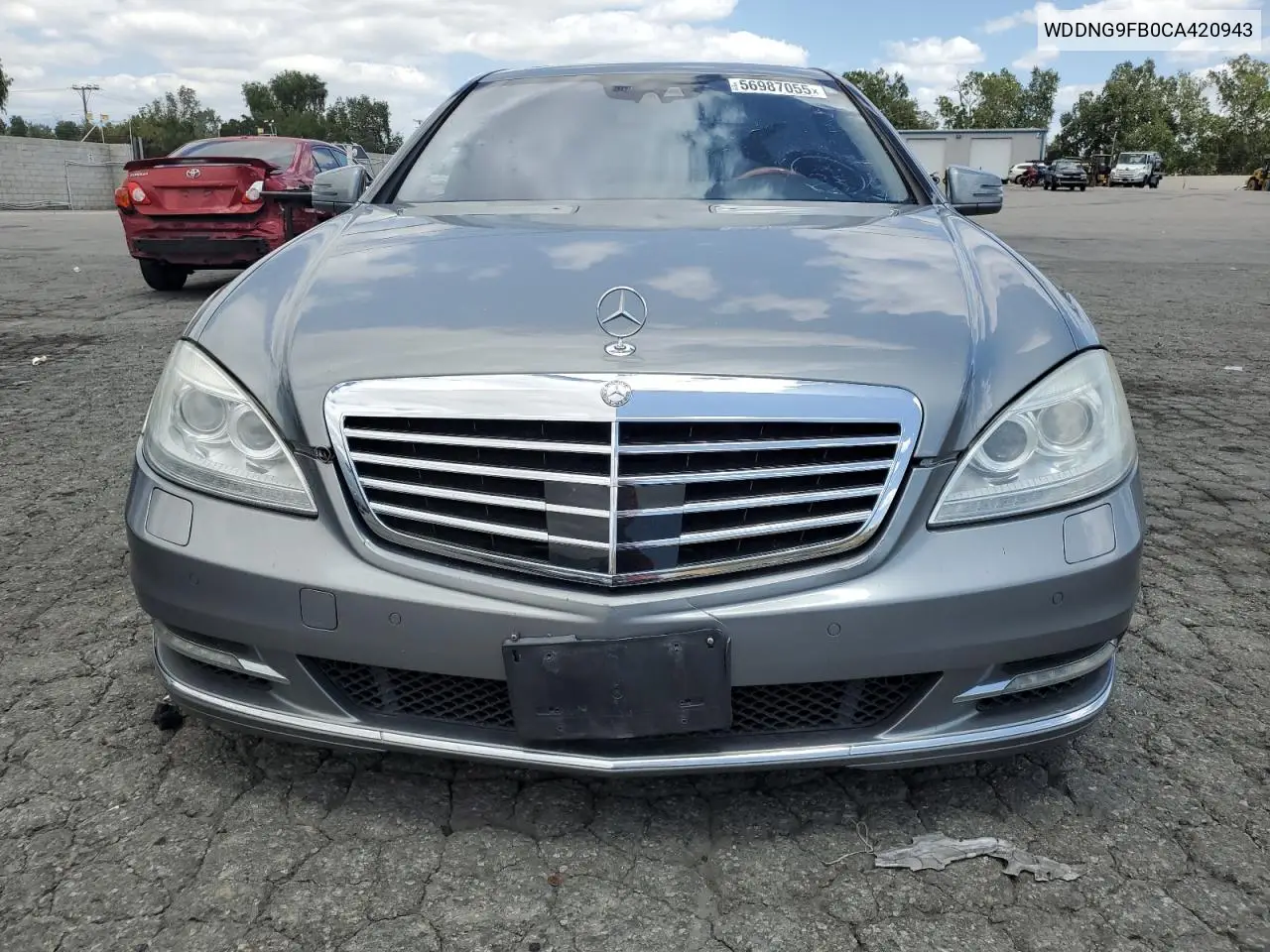 2012 Mercedes-Benz S 400 VIN: WDDNG9FB0CA420943 Lot: 56987055
